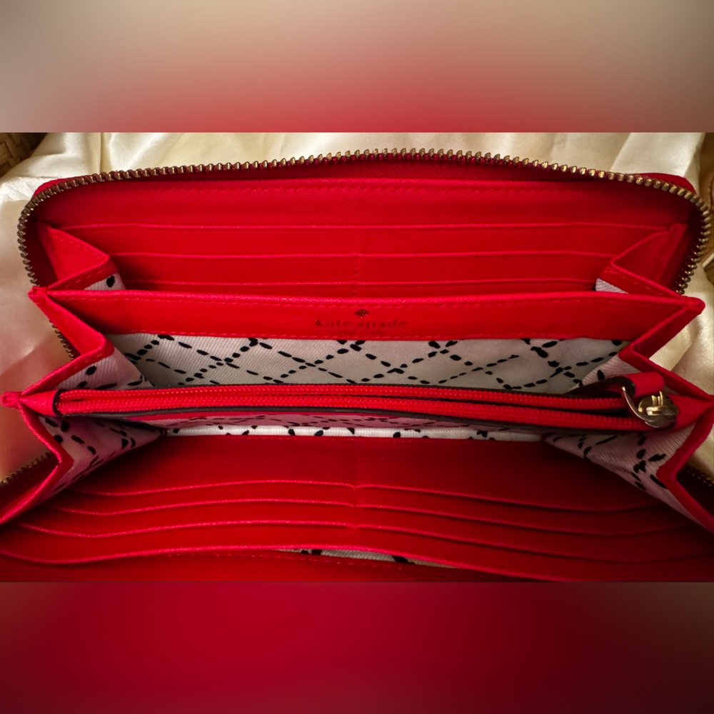 Kate Spade Red Wallet - Picture 3 of 3